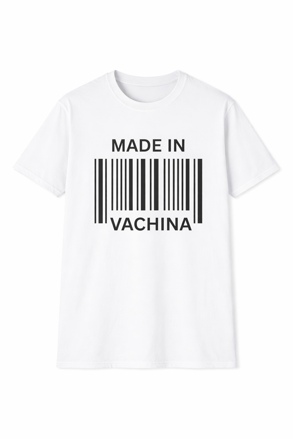 Made In Barcode Graphic T-Shirt